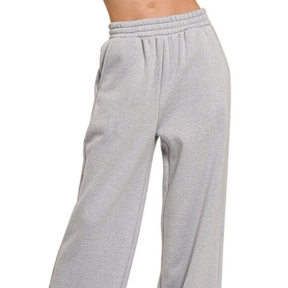 Charlotte - Fleece drawstring pants with pocket - Picture 3 of 4